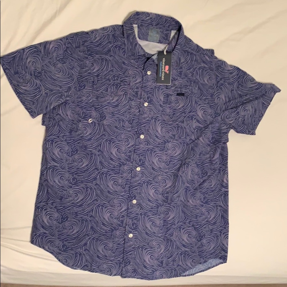 Vineyard Vines Harbor Shirt Large NWT